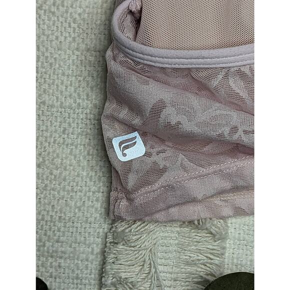 Fabletics Lightly Lined Floral Lace Bralette in Pink - Picture 3 of 3